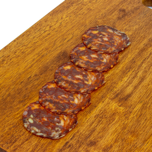 Chorizo ibérique tranché
